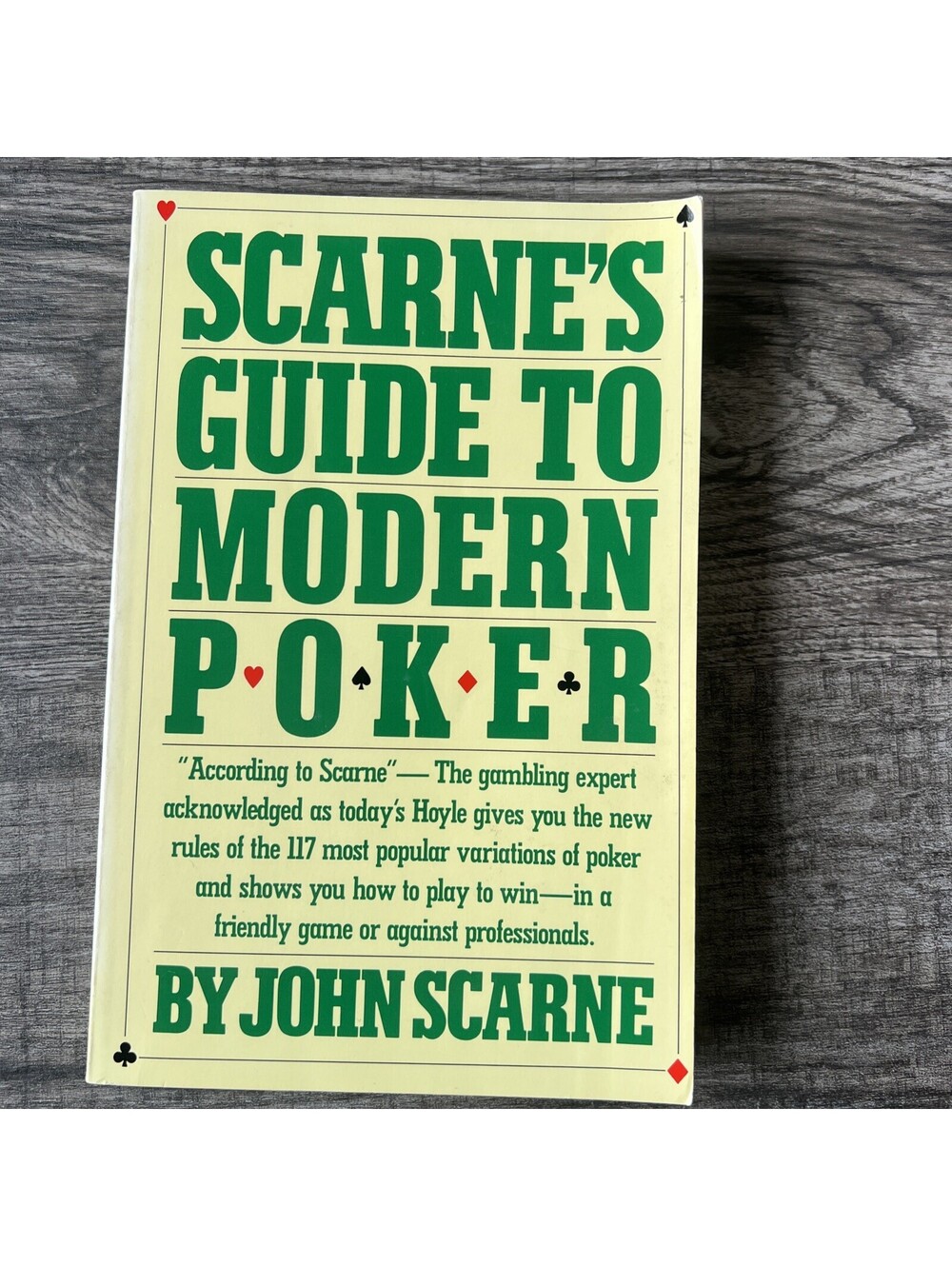 Scarne's Guide to Modern Poker - Paperback By Scarne, John